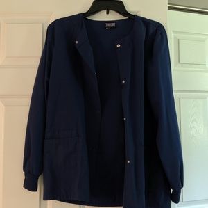 Long sleeve scrub top